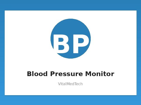Bluetooth Blood Pressure Monitor